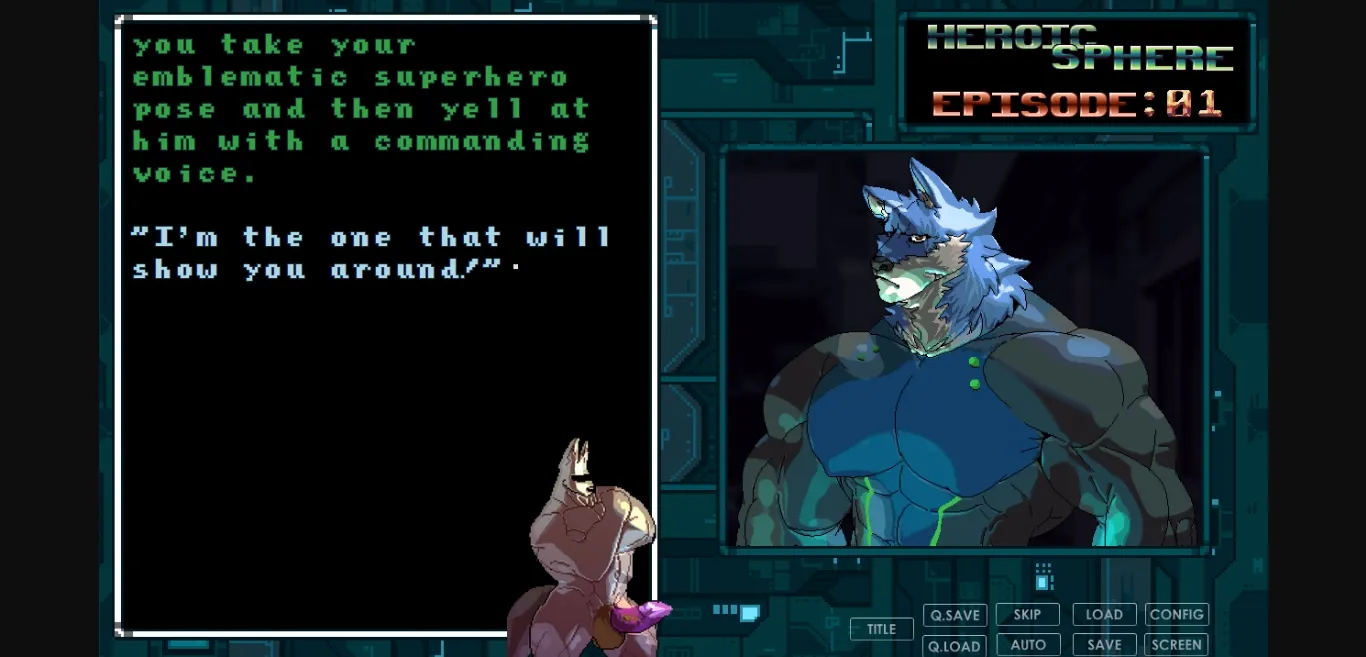 Others Abandoned Heroic Sphere - Episode 1   Cyberwolf [v1.5] [Satyroom] | Free Adult Games