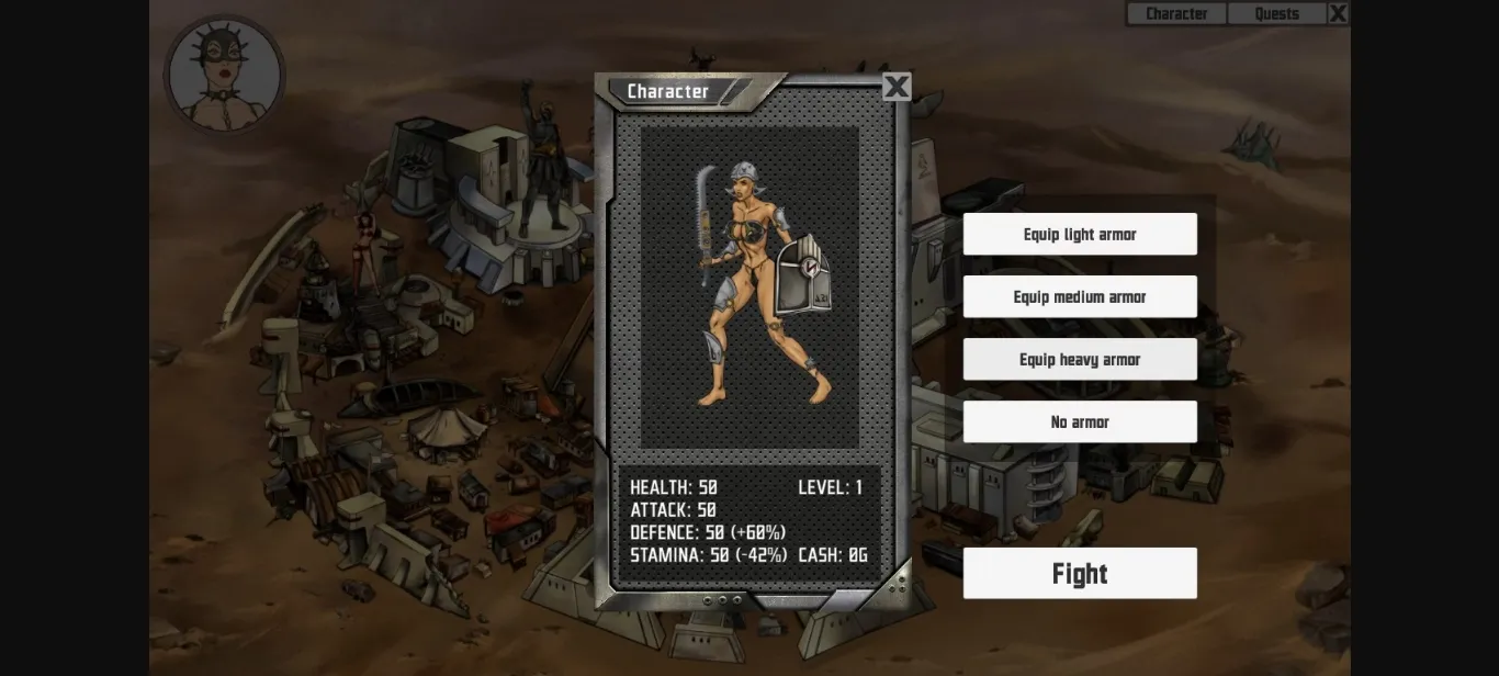 Others Abandoned Naked Arena [v1.01] [Darina A.] | Free Adult Games