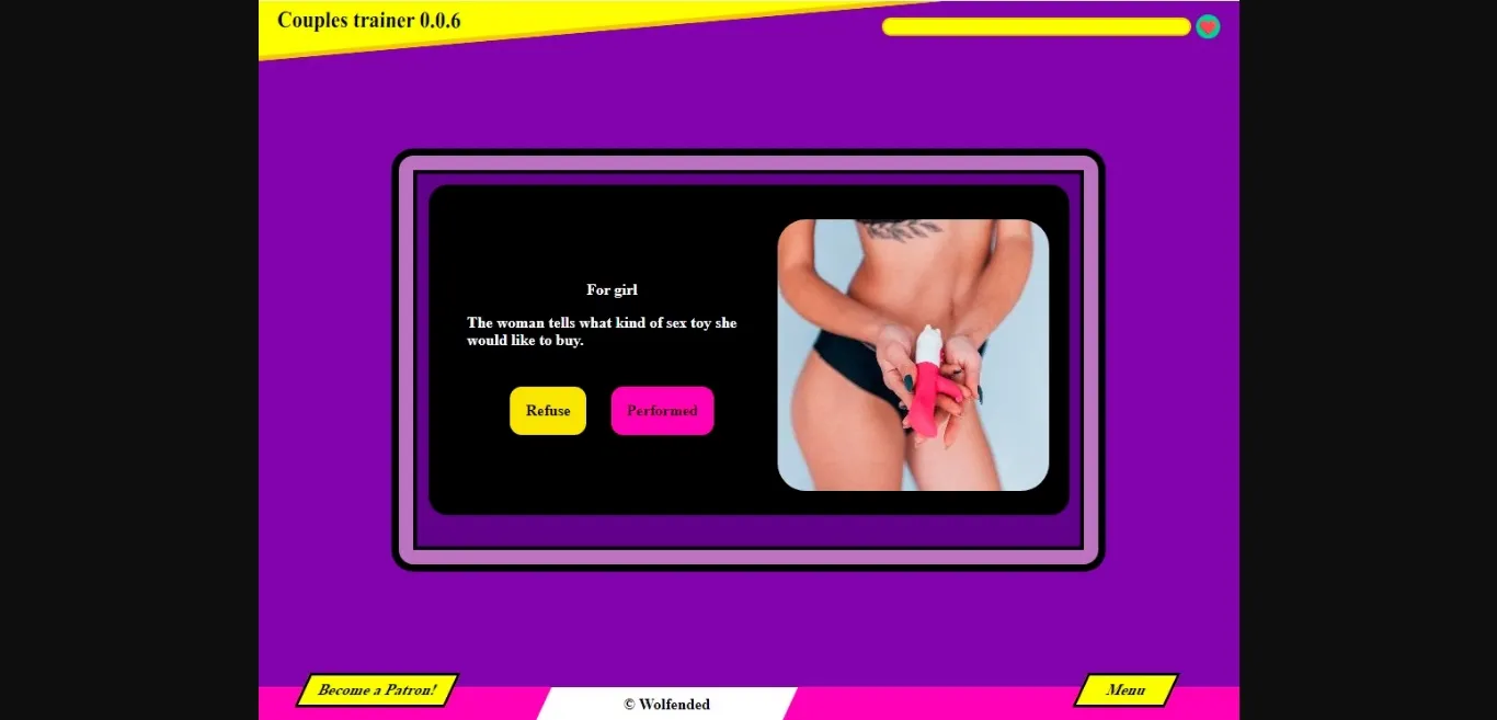 Others Completed Couples Trainer [v0.0.8] [Wolfended] | Free Adult Games