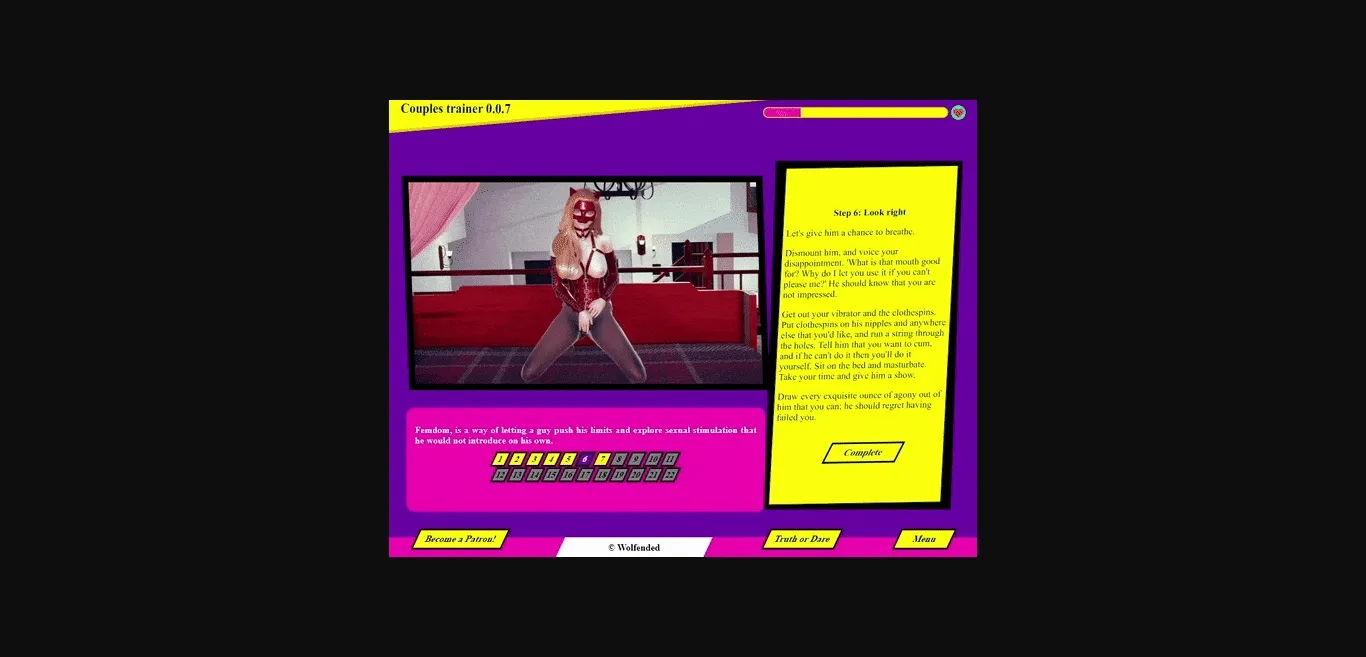 Others Completed Couples Trainer [v0.0.8] [Wolfended] | Free Adult Games