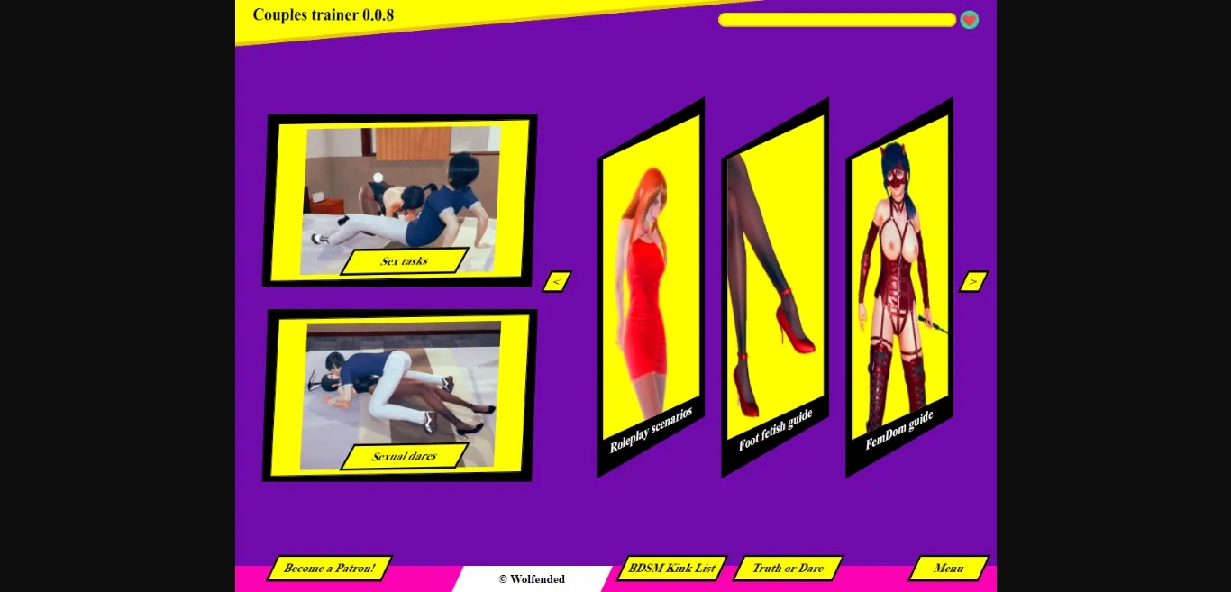 Others Completed Couples Trainer [v0.0.8] [Wolfended] | Free Adult Games