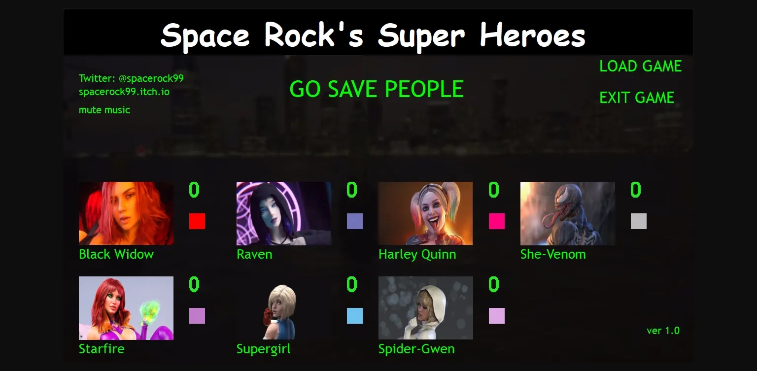 Others Completed Space Rock's Super Heroes [v1.0] [Space Rock99] | Free Adult Games