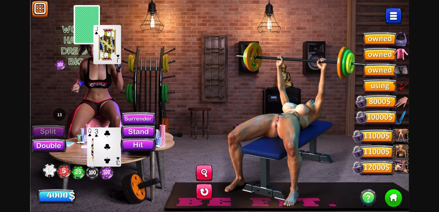 Others Completed Strip Black Jack - Hot Gym [Final] [Thorsten P.] | Free Adult Games