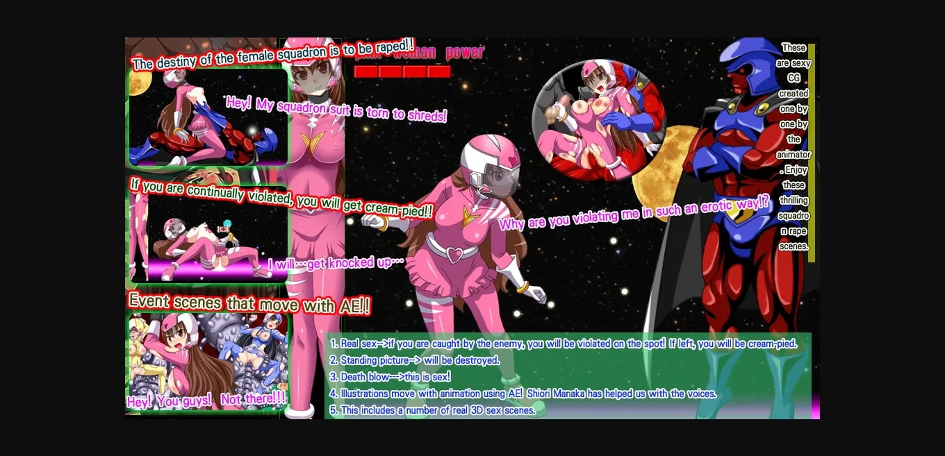Others Completed The Shameless Squadron Pink Woman [v1.0] [aphrodite] | Free Adult Games