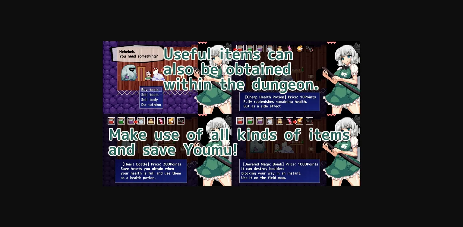 Others Completed Youmu Konpaku & Dungeon of Lewd Creatures [v1.0.7 Cracked] [The N Main Shop] | Free Adult Games