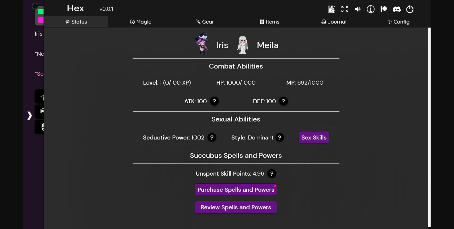 Others Hex  Becoming a Succubus [v0.0.8 Alpha] [Outsider Artisan] | Free Adult Games