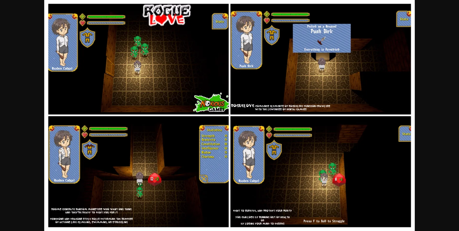 Others RogueLove [v0.24] [Noxious Games] | Free Adult Games