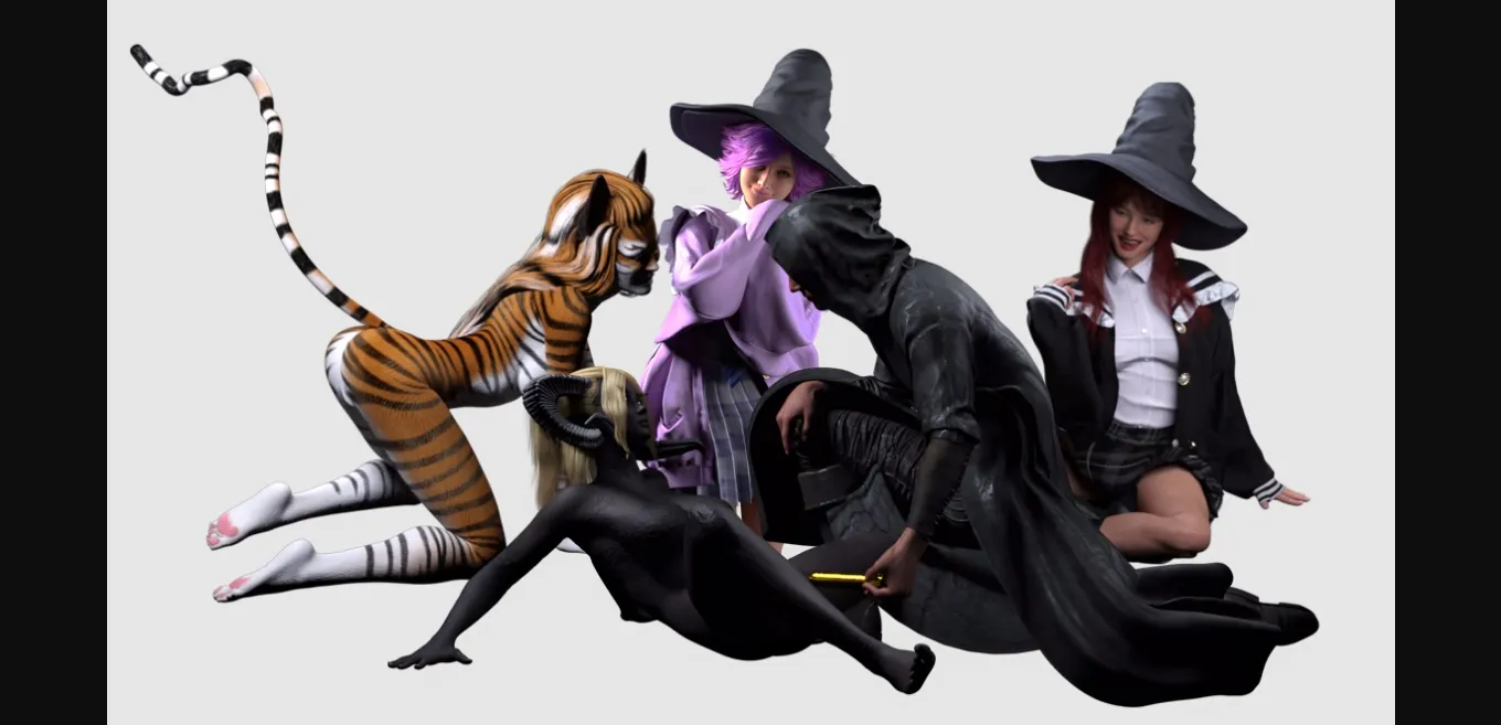 Others University of Magic Faculty of Witches [Demo] [four-witches] | Free Adult Games