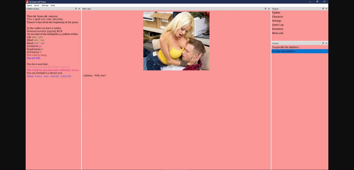 QSP Abandoned Rubedo [v0.33.4.6] [Rubedogames] | Free Adult Games