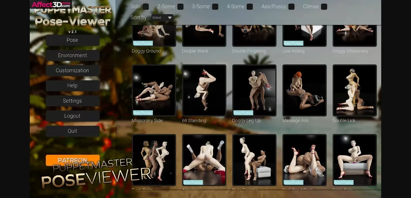 Unreal Engine Abandoned PoseViewer [v3.0 Cracked] [Puppetmaster3dx] | Free Adult Games