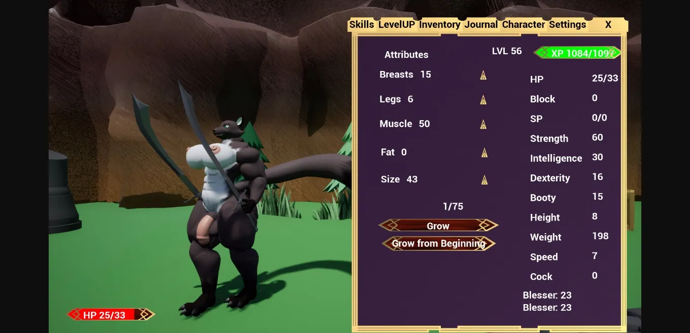 Unreal Engine Growth RPG [v0.6.8] [Digital Fur Below] | Free Adult Games