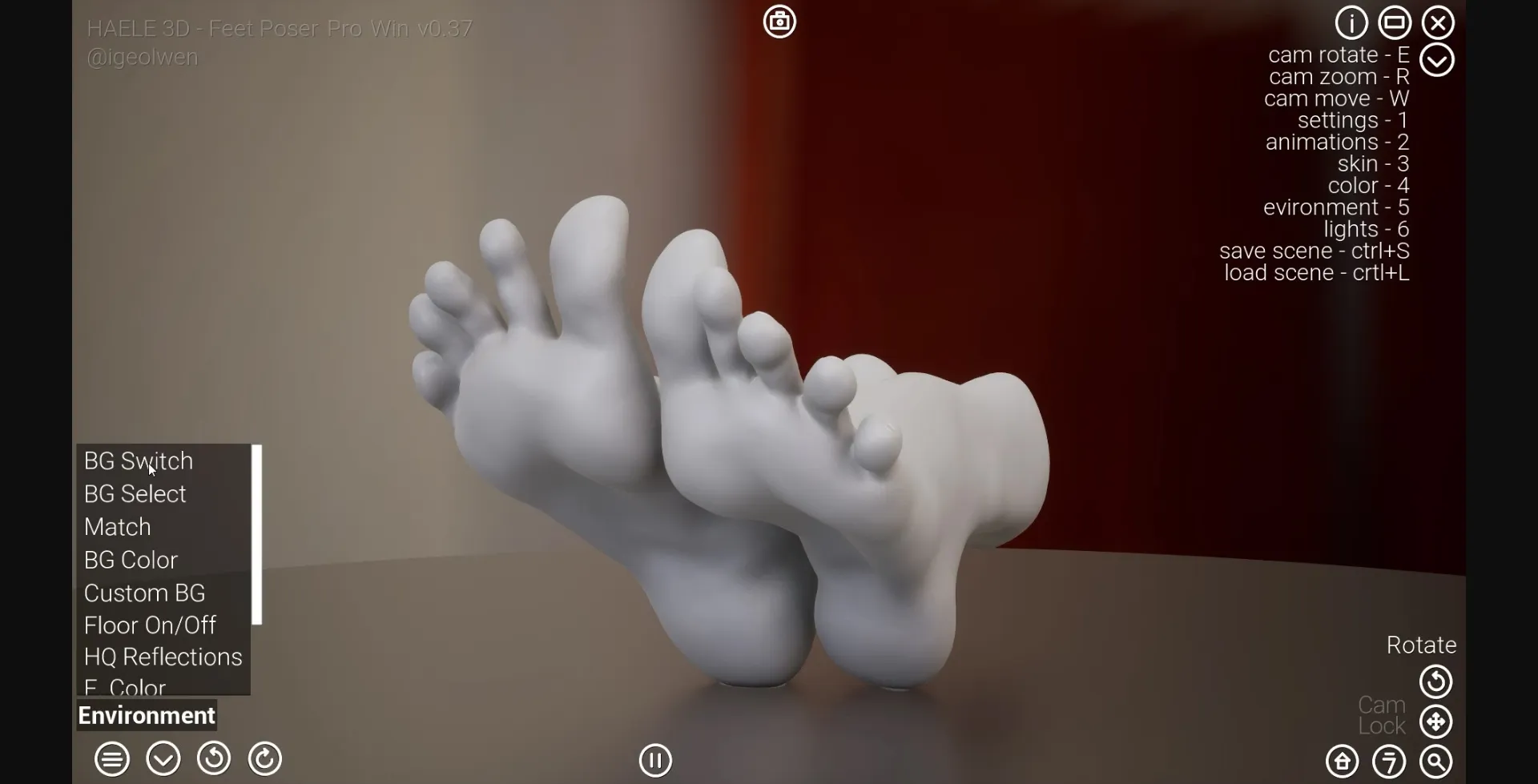 Unreal Engine HAELE 3D - Feet Poser Pro [v0.56.2] [Ige Olwen] | Free Adult Games