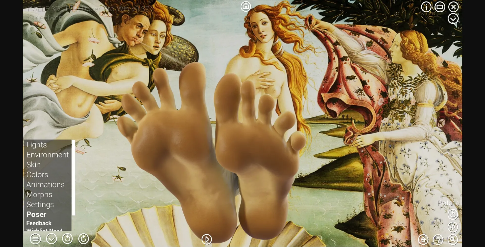 Unreal Engine HAELE 3D - Feet Poser Pro [v0.56.2] [Ige Olwen] | Free Adult Games