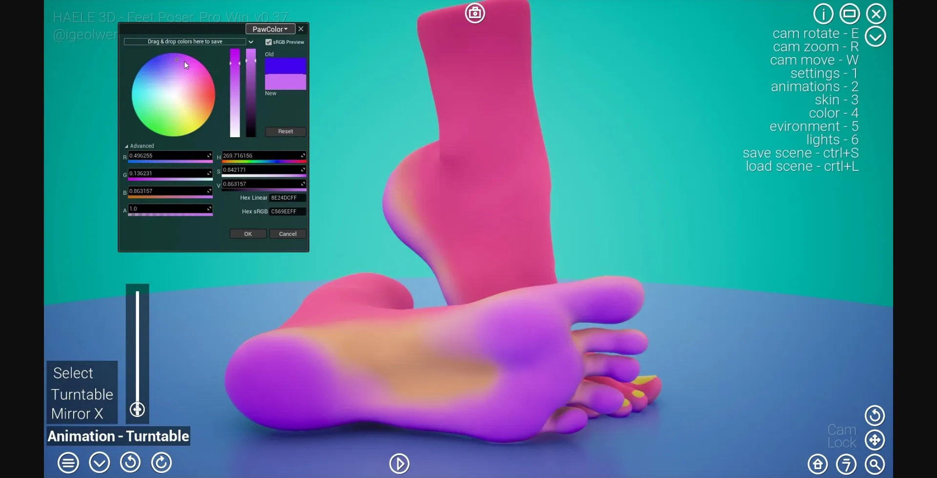 Unreal Engine HAELE 3D - Feet Poser Pro [v0.56.2] [Ige Olwen] | Free Adult Games
