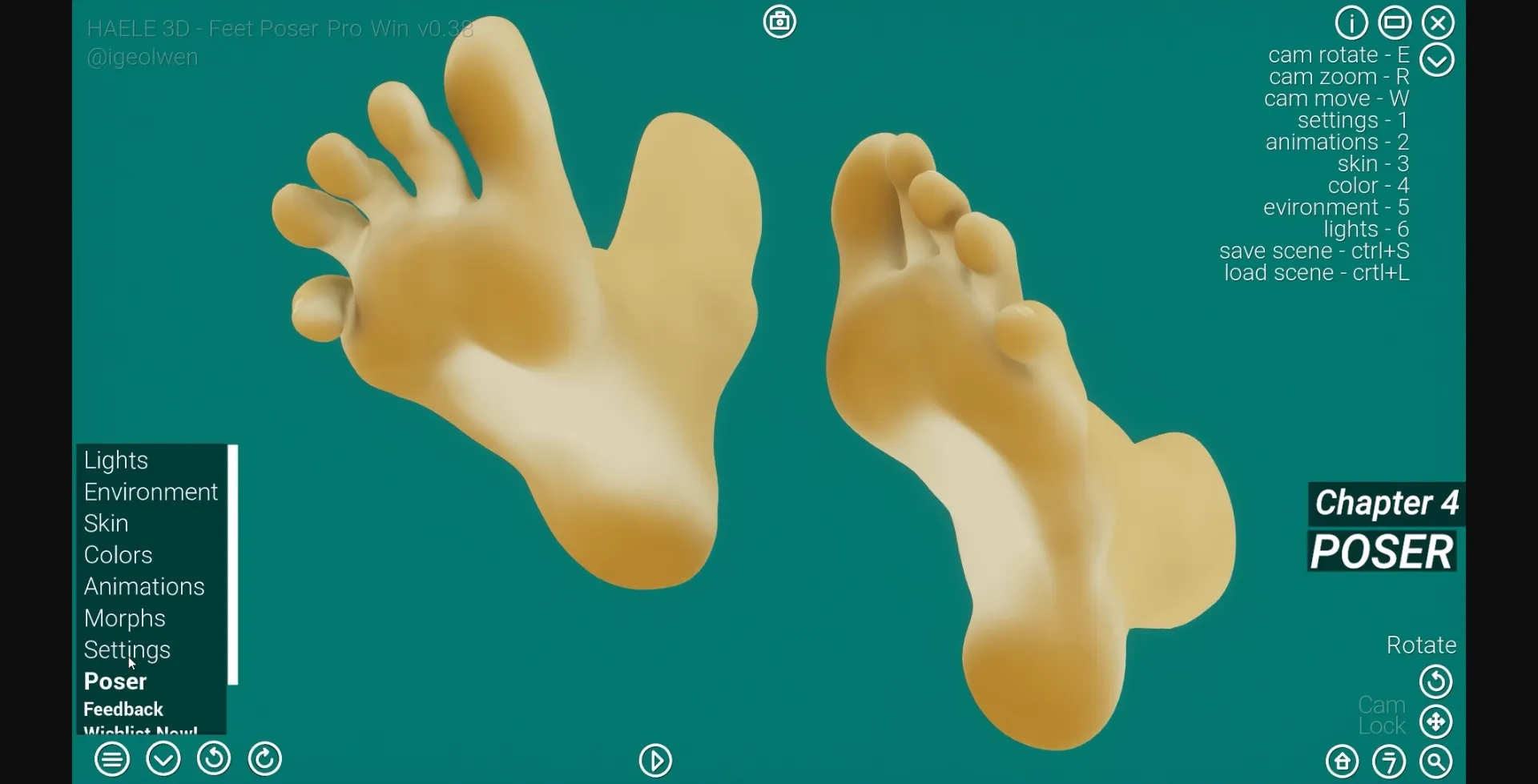 Unreal Engine HAELE 3D - Feet Poser Pro [v0.56.2] [Ige Olwen] | Free Adult Games