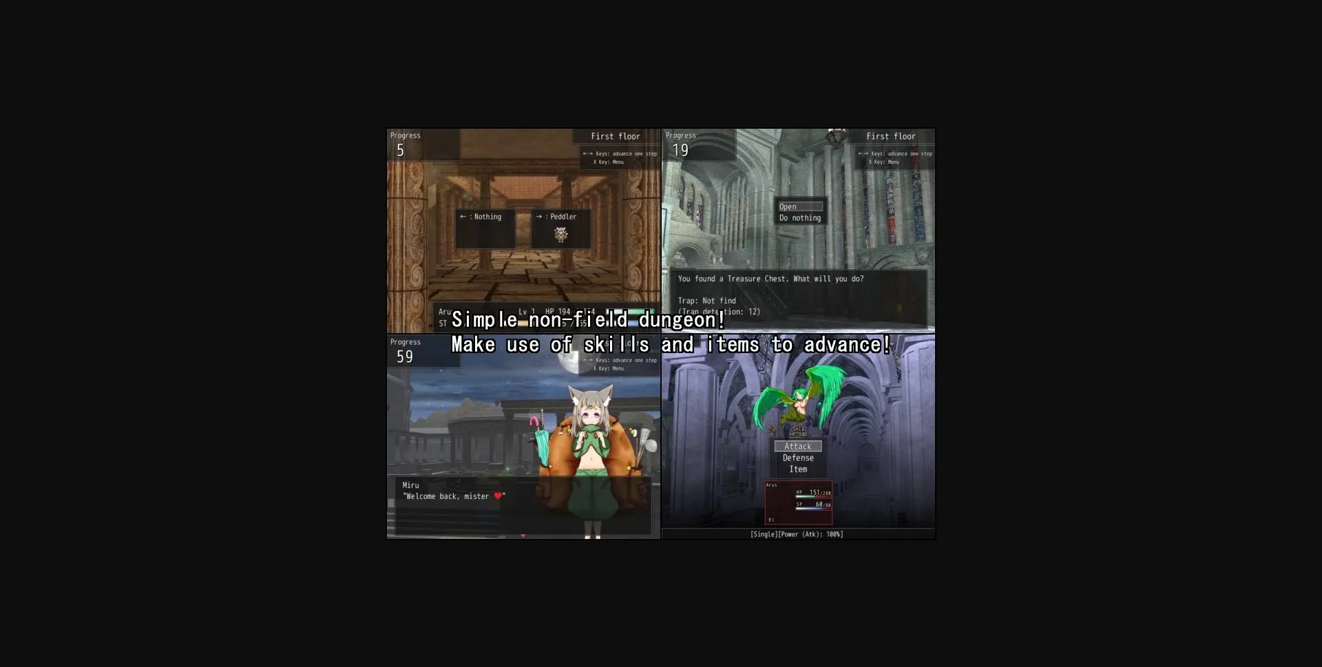 Wolf RPG Completed Drain Dungeon [Flamme Soft] | Free Adult Games