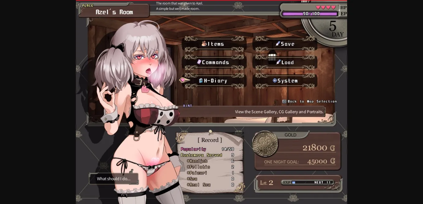 Wolf RPG Completed Lust Brand Prostitute - Branded Azel [Final] [Black Train] | Free Adult Games