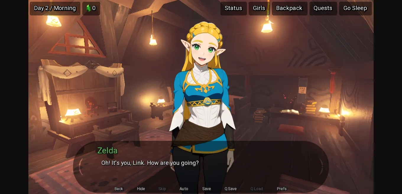 VN Ren'Py Love in Hyrule [v0.22] [Dannie] | Free Adult Games