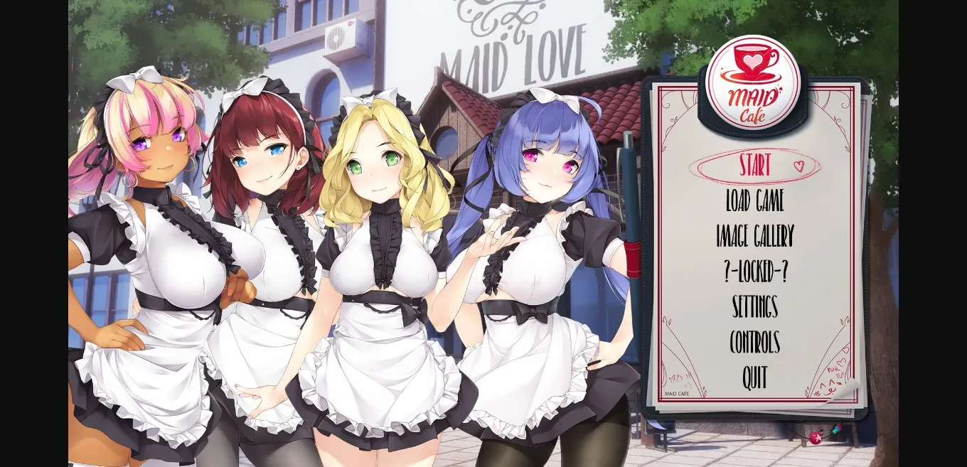 VN Ren'Py Maid Cafe [v1.5 Deluxe] [Maid Games] | Free Adult Games