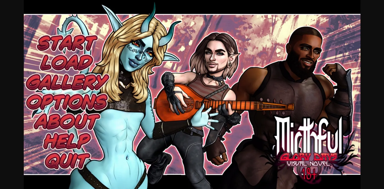 VN Ren'Py Mirthful Glory Days [v0.1] [KeenKareemArt] | Free Adult Games