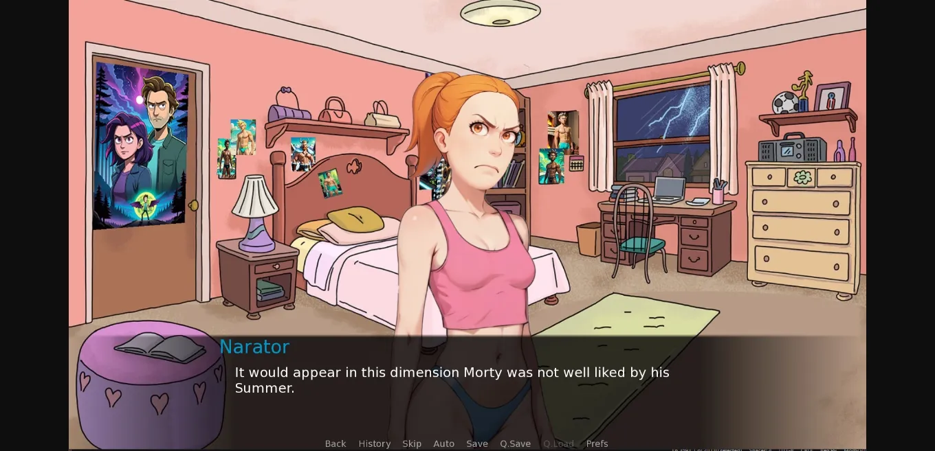 VN Ren'Py MORTY  A Rick and Morty AVN [v0.03] [Sexy Peach Games] | Free Adult Games