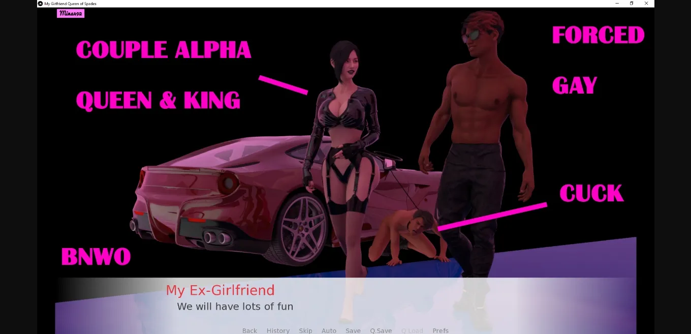 VN Ren'Py My Girlfriend Queen of Spades [v1.0] [Mina492] | Free Adult Games