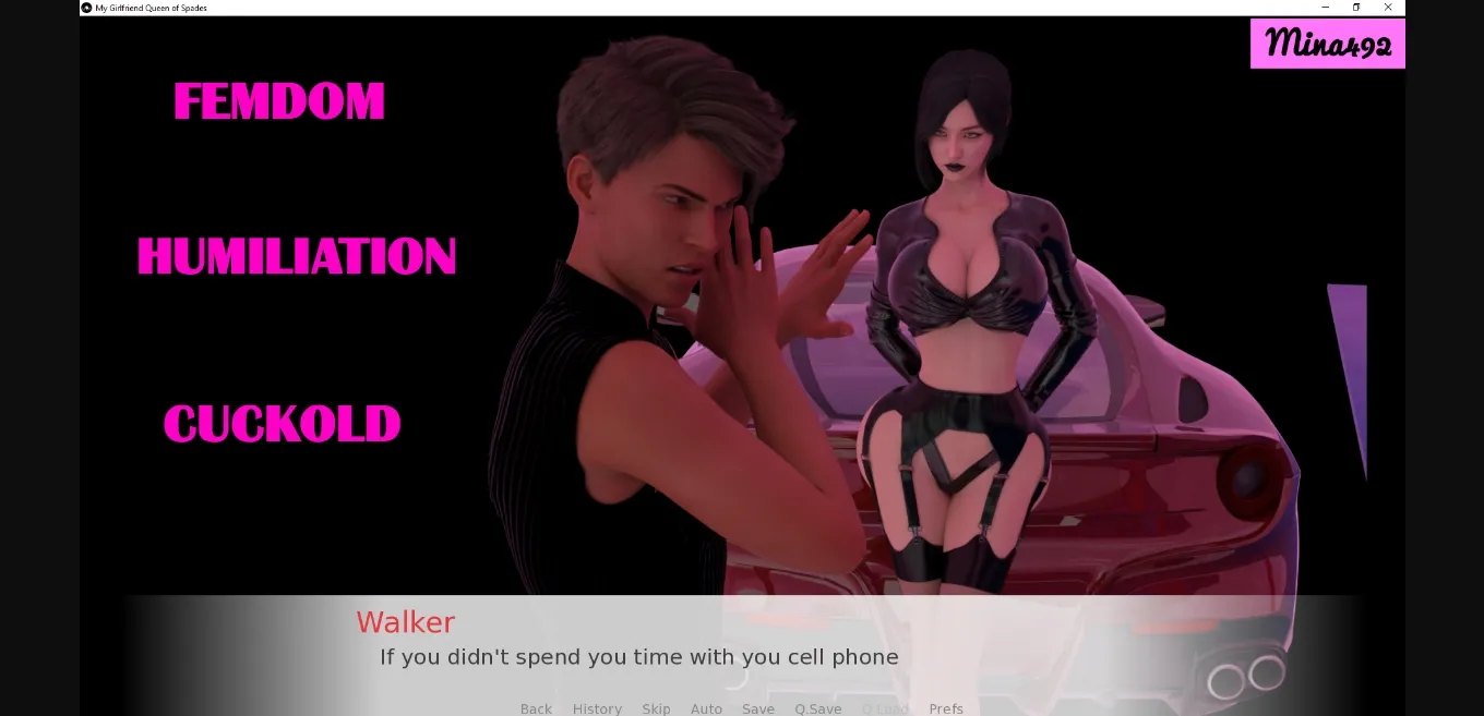 VN Ren'Py My Girlfriend Queen of Spades [v1.0] [Mina492] | Free Adult Games