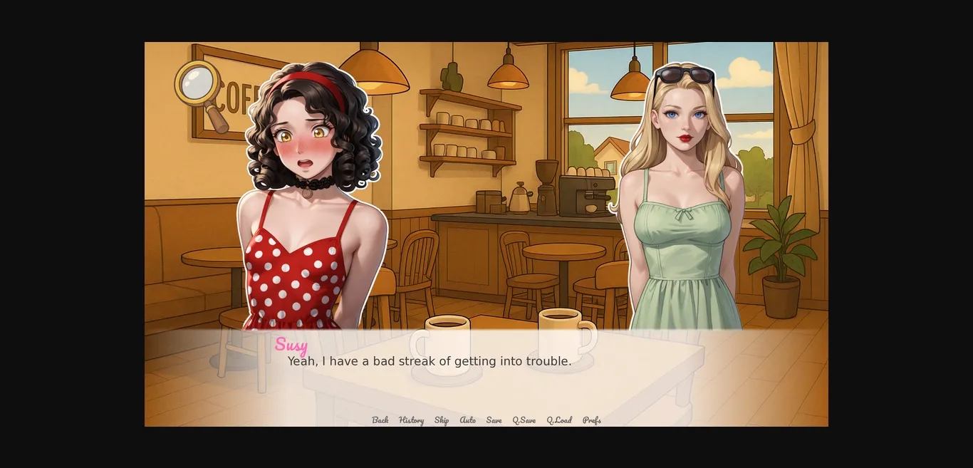 VN Ren'Py Completed Risky investigation [v1.0] [Dloohi] | Free Adult Games