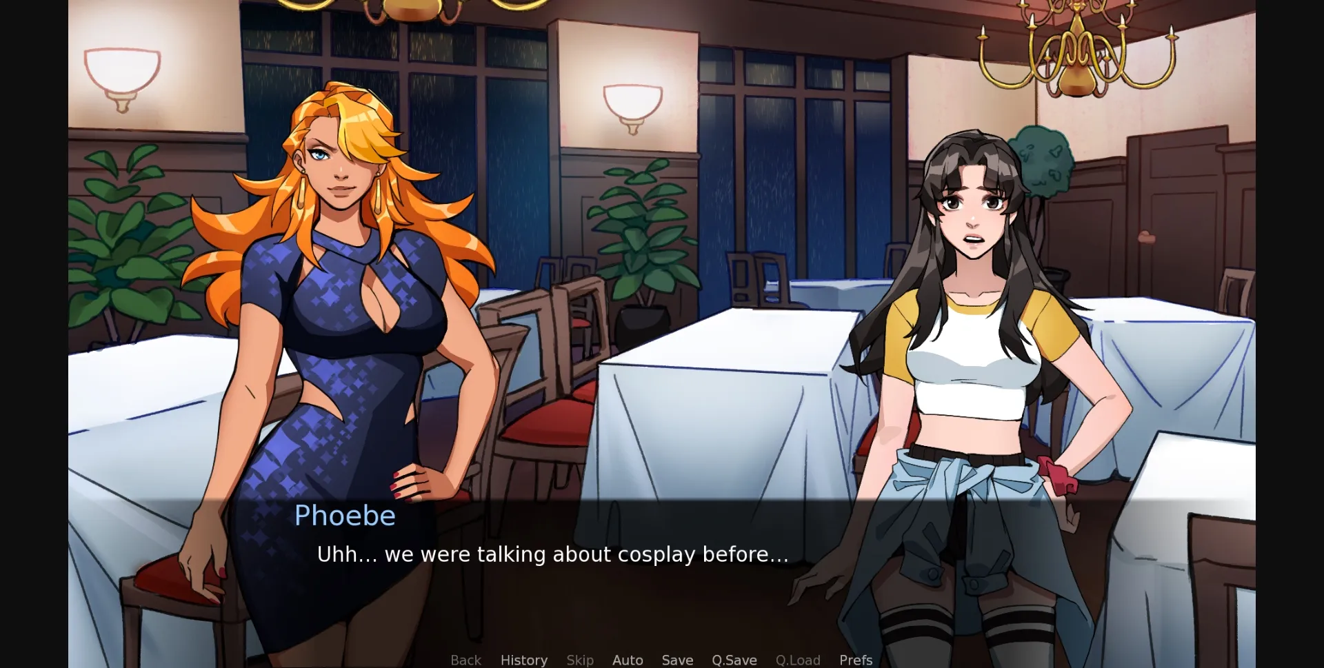 VN Ren'Py Completed Side-Quest  A Date with Phoebe! [Beta] [Cuddle Pit] | Free Adult Games