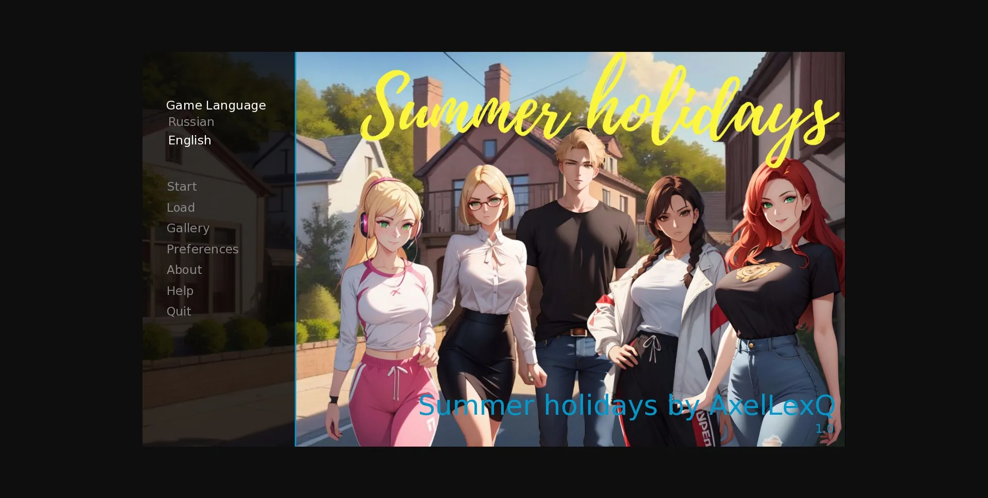 VN Ren'Py Completed Summer holidays [v1.0] [AxelLexQ] | Free Adult Games