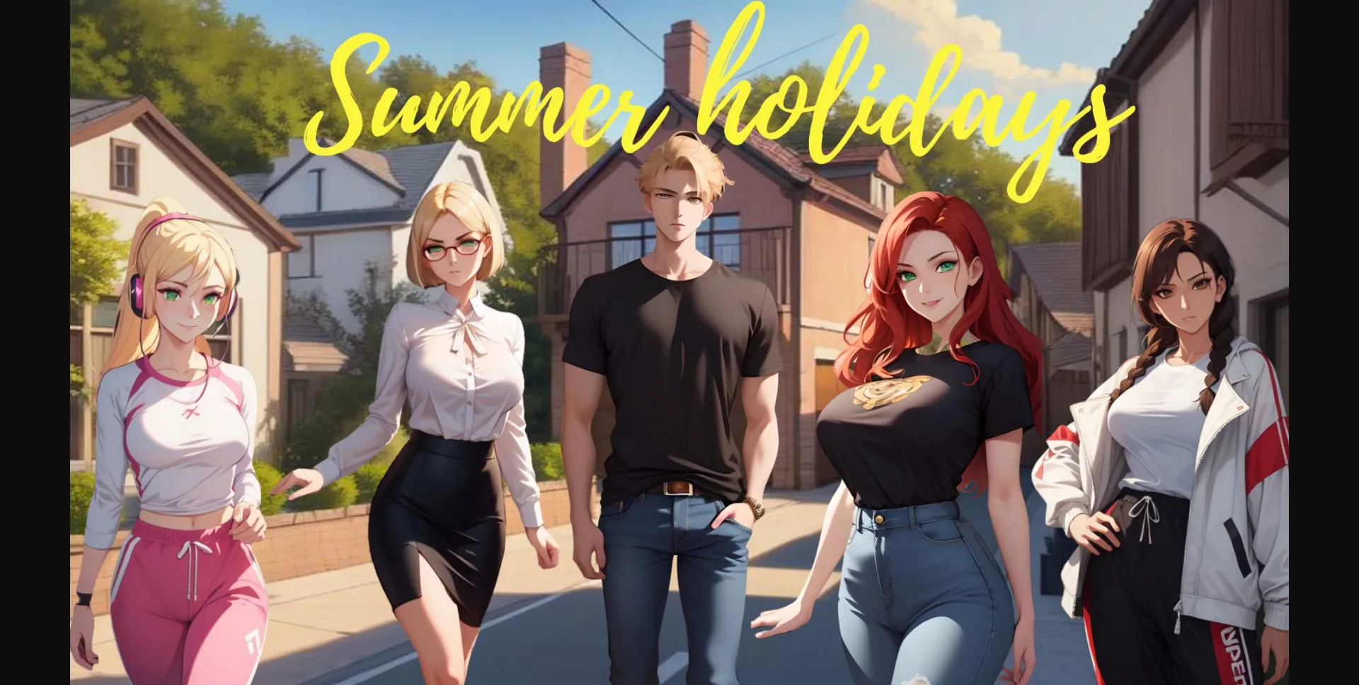 VN Ren'Py Completed Summer holidays [v1.0] [AxelLexQ] | Free Adult Games