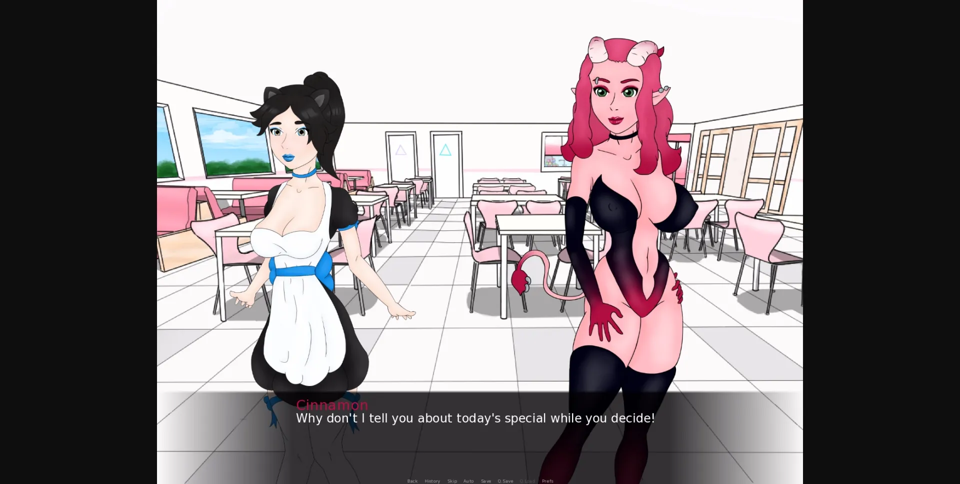 VN Ren'Py Completed Summoner's Cafe [v1.0] [Gooey] | Free Adult Games