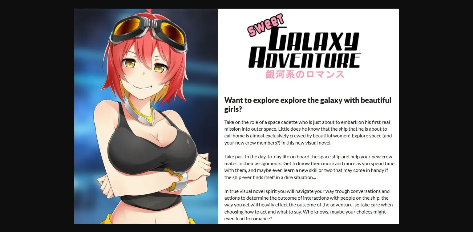 VN Ren'Py Completed Sweet Galaxy Adventure [Final] [Touwaku] | Free Adult Games