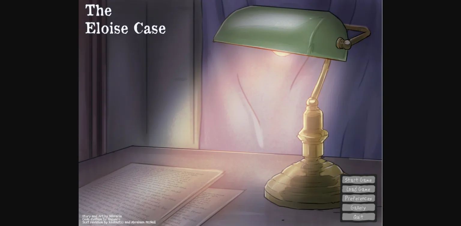 VN Ren'Py Completed The Eloise Case [Nikraria] | Free Adult Games