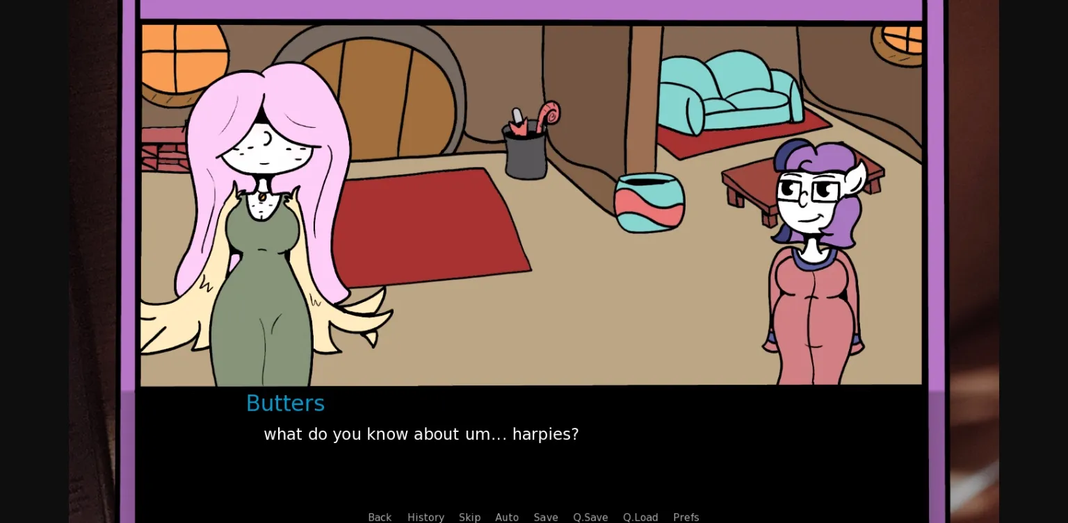 VN Ren'Py Completed The Harpy, the Halfing, and the Halfwit [Final] [TheCrimsonNight] | Free Adult Games