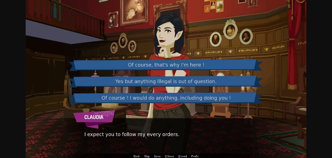 VN Ren'Py Completed Vampire Lips [v1.1] [KDT.prod] | Free Adult Games