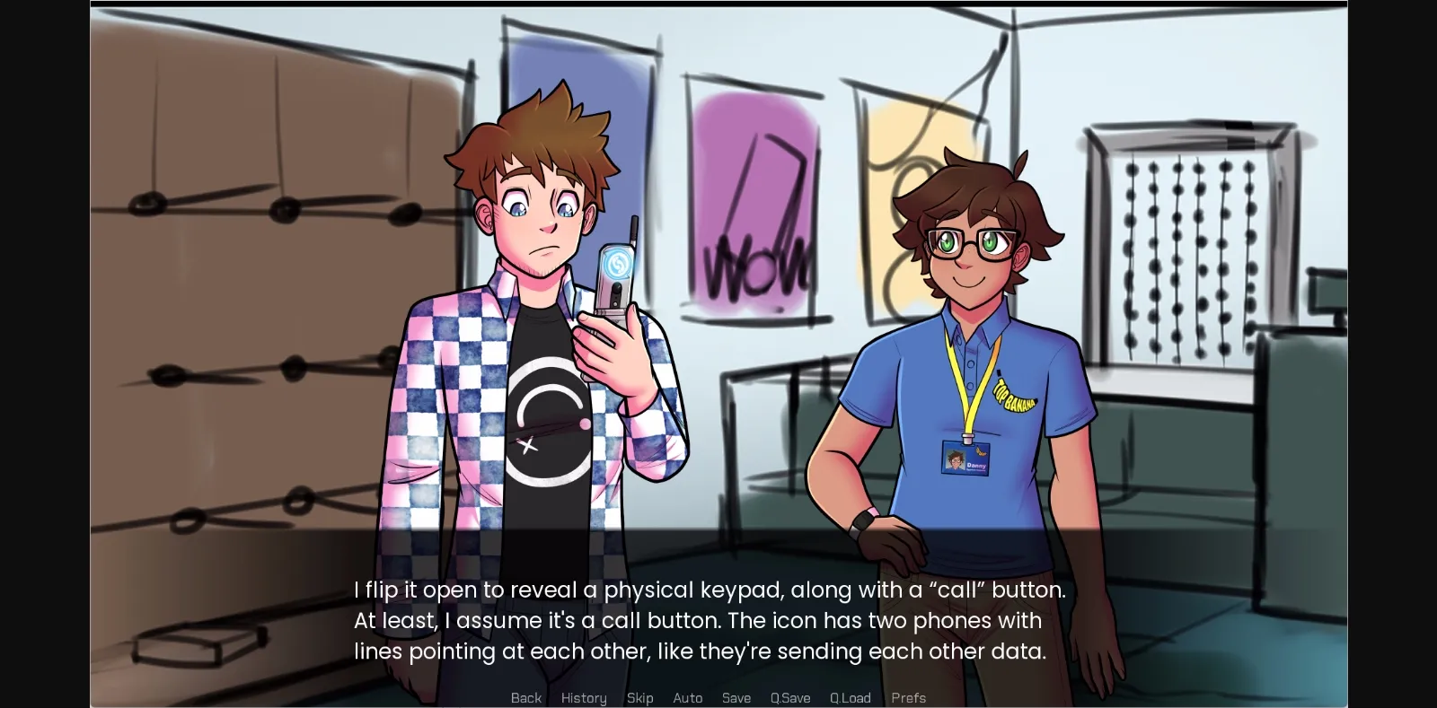 VN Ren'Py Crossed Signals [v0.4.1] [Cinnamon Switch] | Free Adult Games