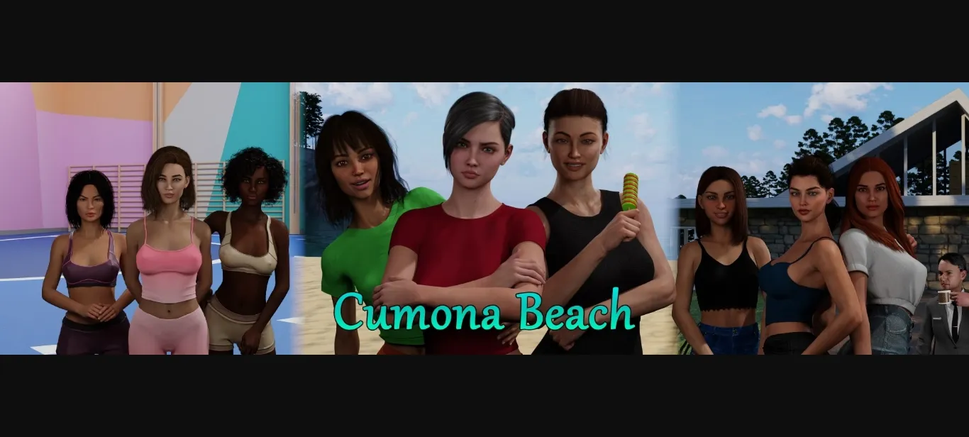 VN Ren'Py Cumona Beach [v0.10] [Dunderdeuce] | Free Adult Games