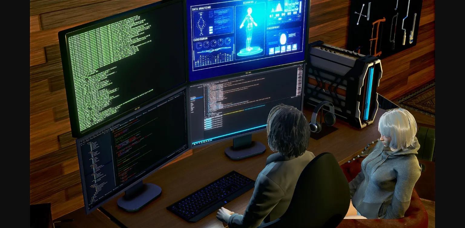 VN Ren'Py Cyberheart [v0.3.5 (Extra 1)] [DiPeppo] | Free Adult Games