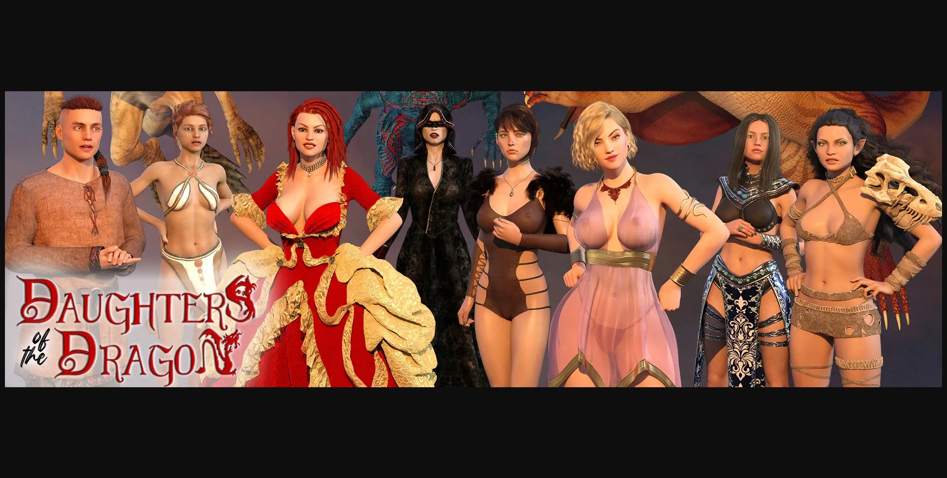 VN Ren'Py Daughters of the Dragon [v0.194] [Lewd Raccoon Games] | Free Adult Games