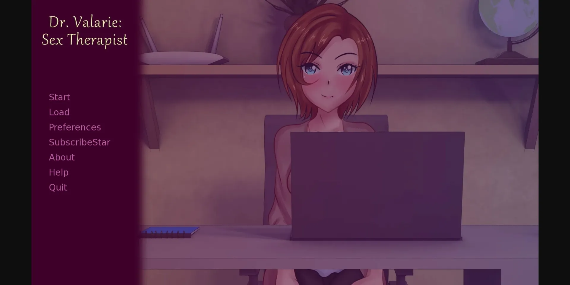 VN Ren'Py Dr. Valarie Sex Therapist [v0.12] [Purplehat Productions] | Free Adult Games