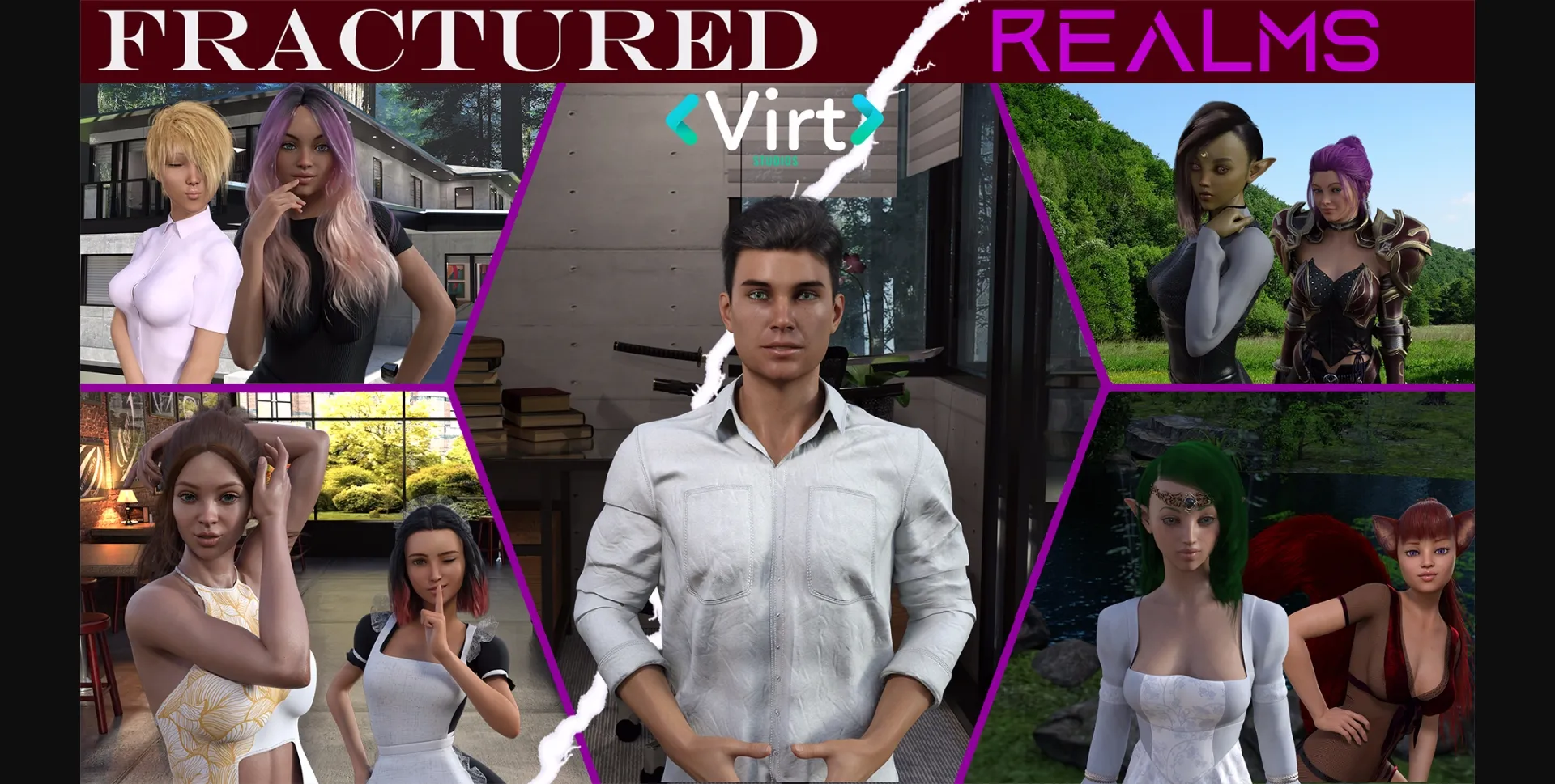 VN Ren'Py Fractured Realms [v0.6] [Virt Studios] | Free Adult Games