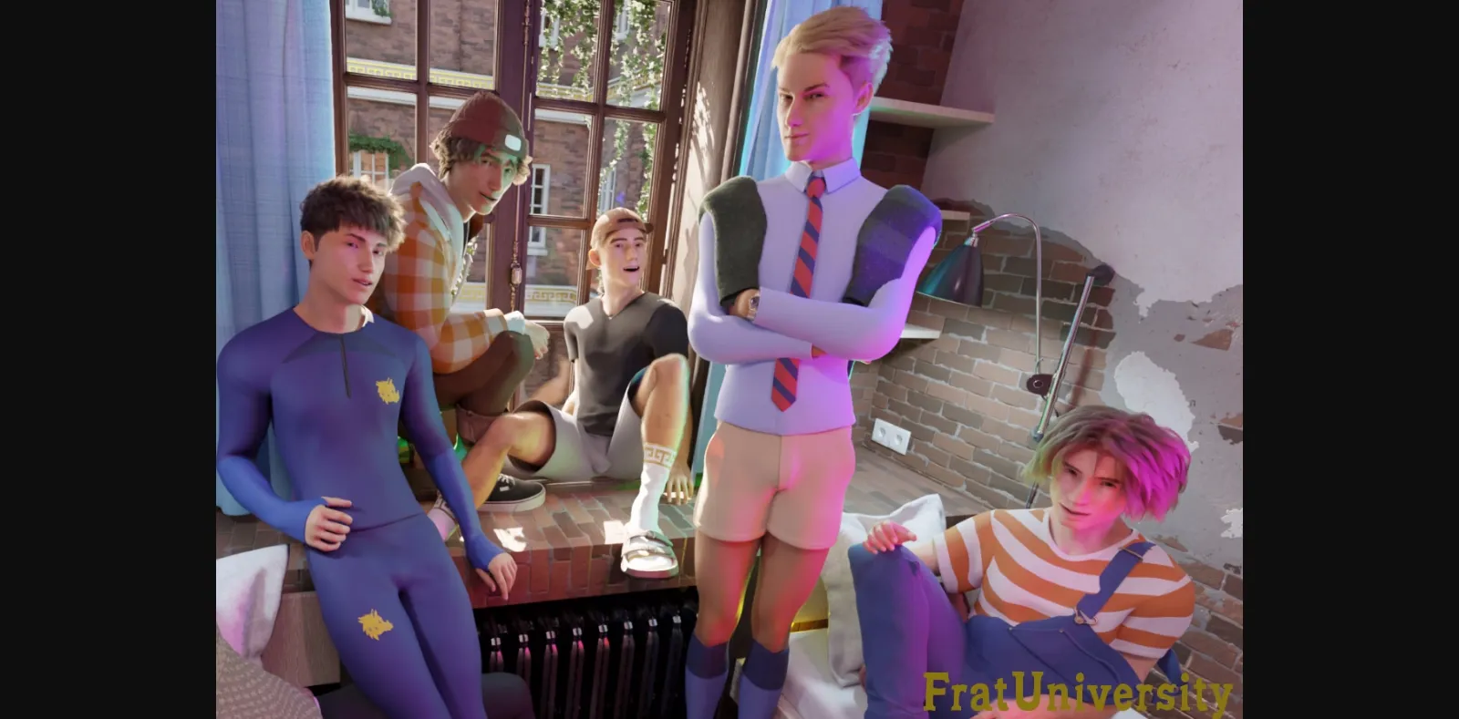 VN Ren'Py FratUniversity [v0.1.2] [MiloJunior] | Free Adult Games