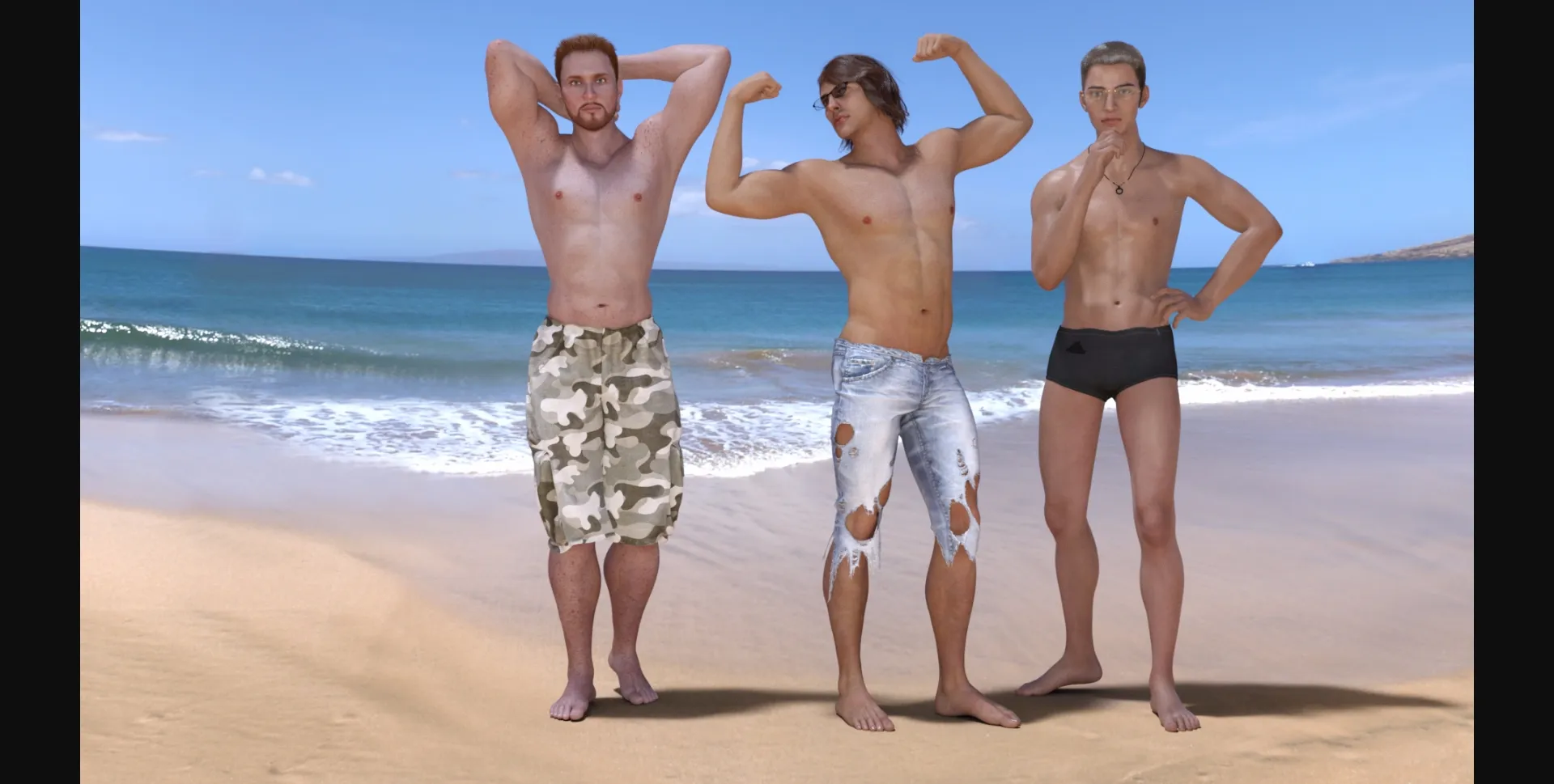 VN Ren'Py Friends  Humans and Androids [v0.21] [Igroman1979] | Free Adult Games