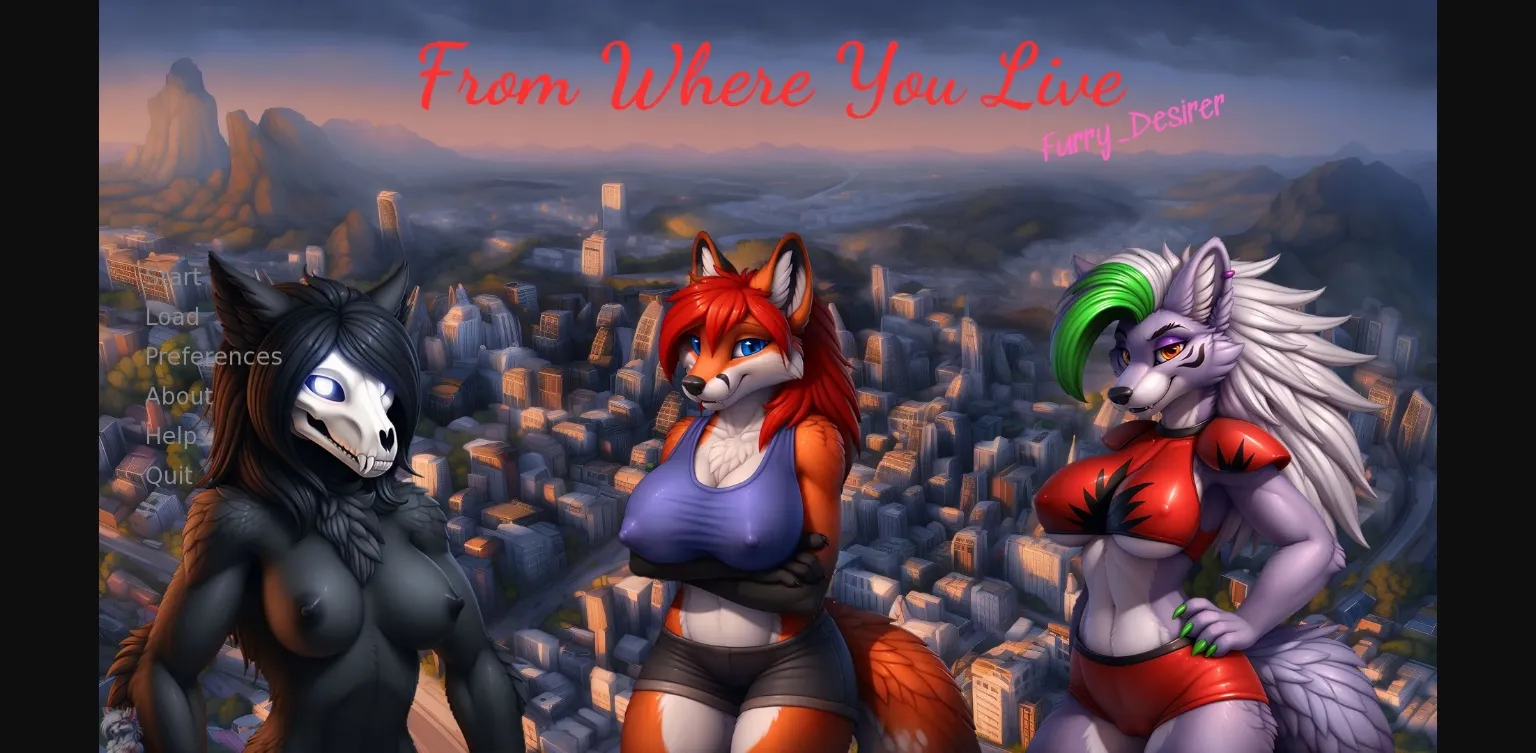 VN Ren'Py From Where You Live [v0.10] [Furry_Desirer] | Free Adult Games