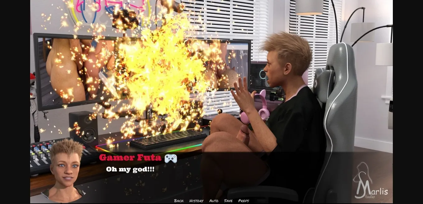 VN Ren'Py Gamer's Dream Visual Novel [v0.1] [Marlis Studio] | Free Adult Games