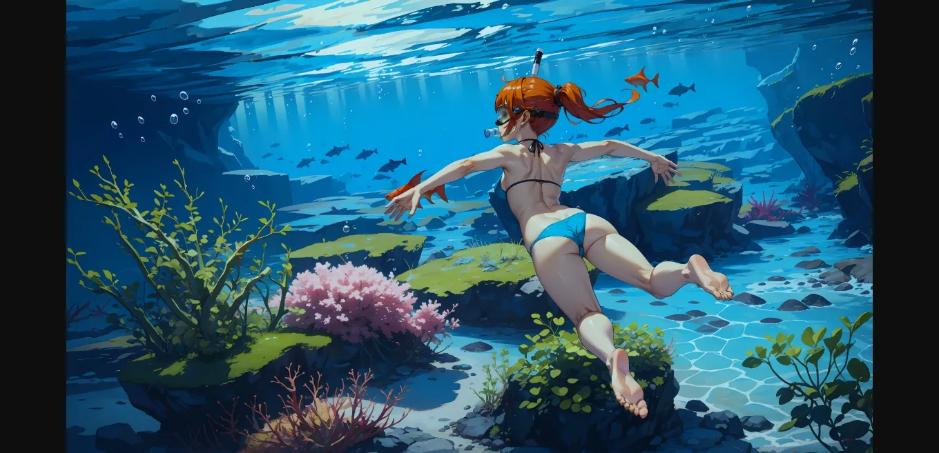 VN Ren'Py Gift from the Ocean [v0.3.3] [OmniOkami] | Free Adult Games