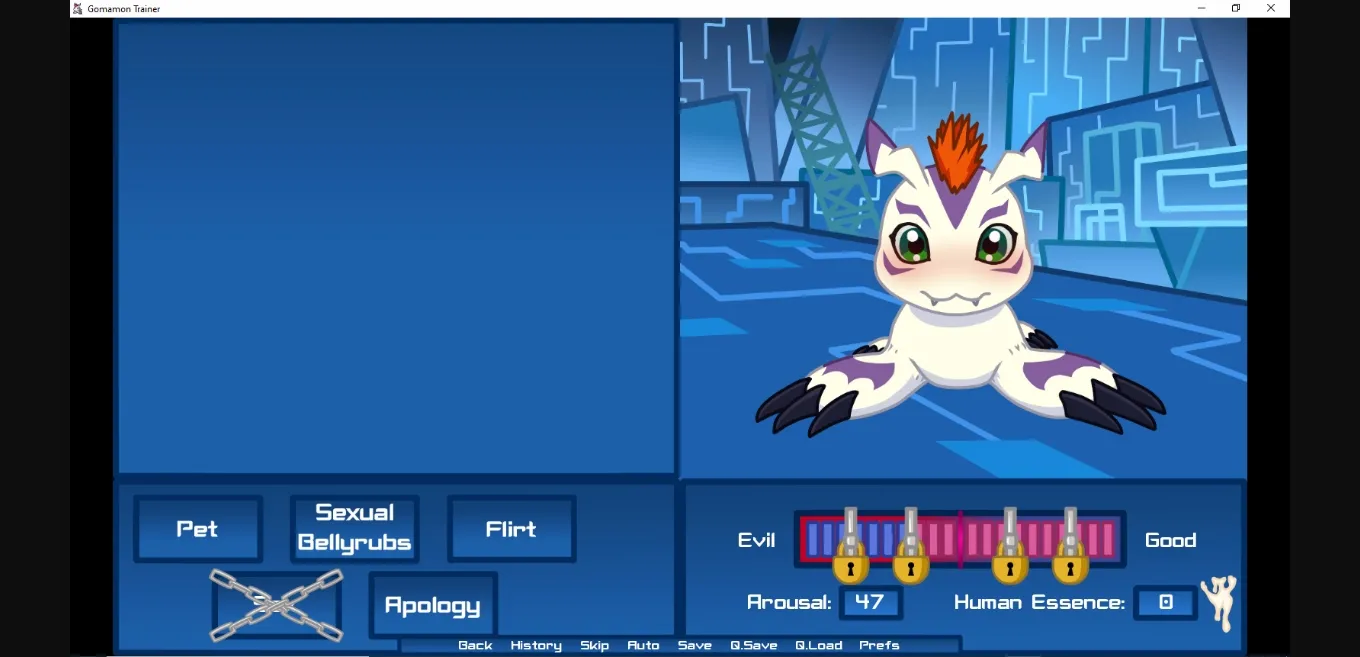 VN Ren'Py Gomamon Trainer [v0.71] [Towan-Games-Studio] | Free Adult Games