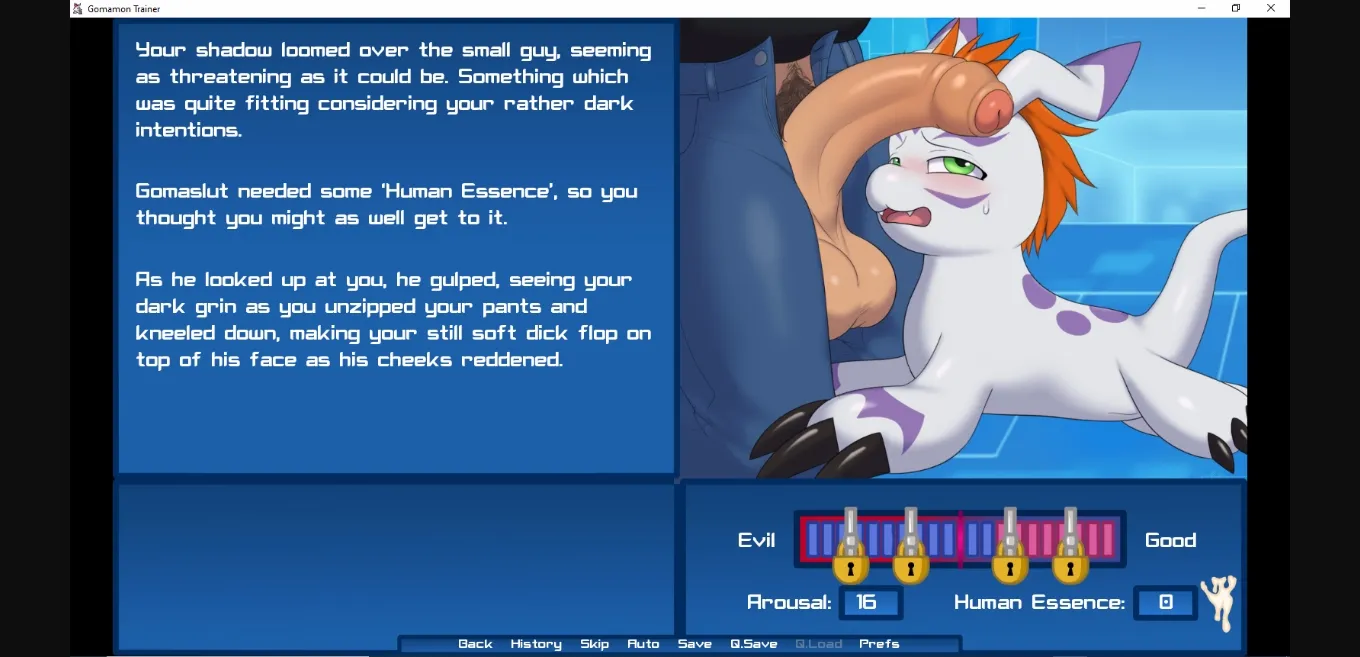 VN Ren'Py Gomamon Trainer [v0.71] [Towan-Games-Studio] | Free Adult Games