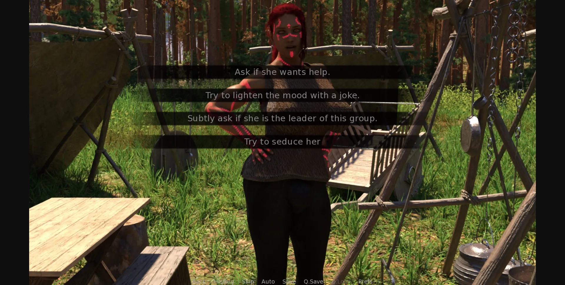 VN Ren'Py One Barbarian Futa Tribe Chapter 2  Red [v1.01] [Zelltin] | Free Adult Games